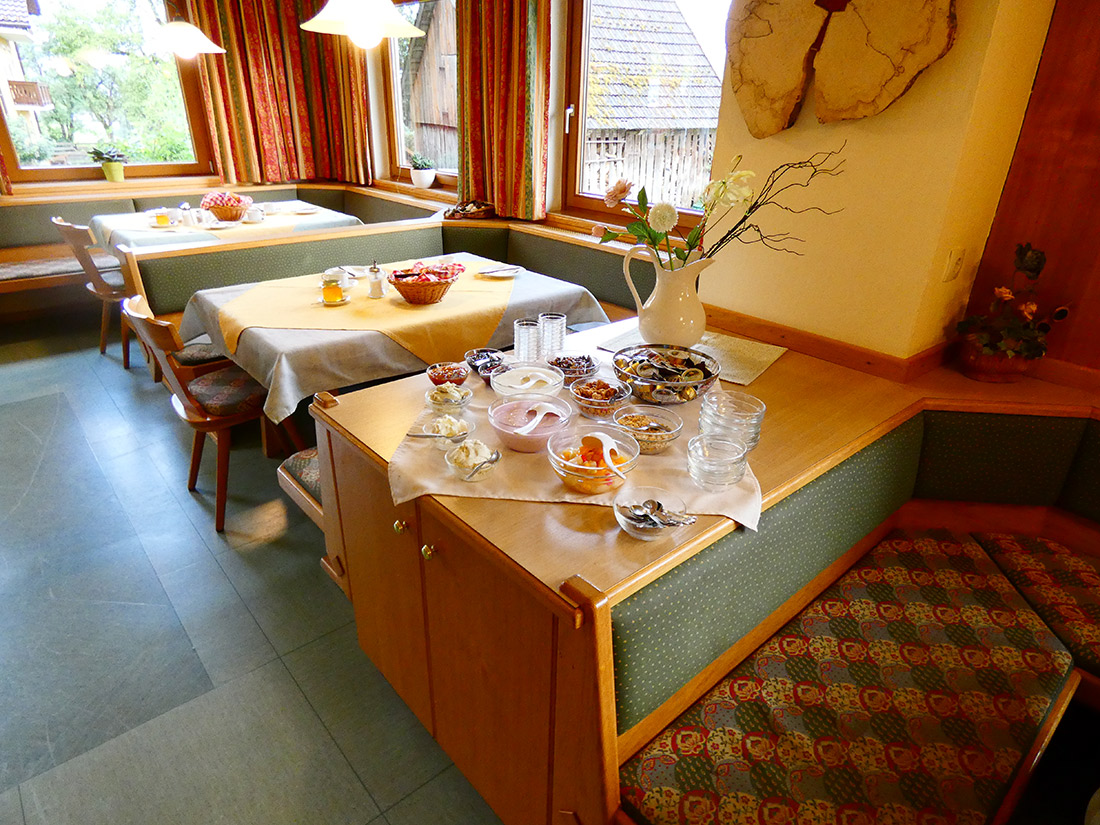 Breakfast at the Oberfuchs in Schladming